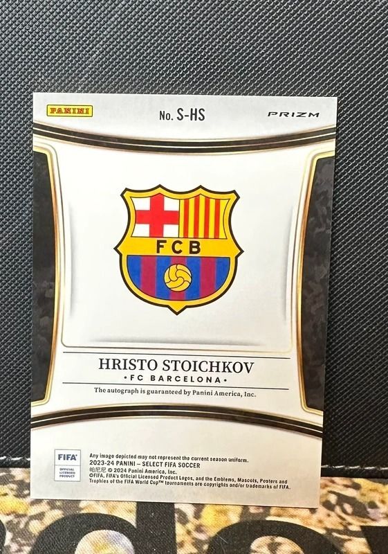 Fifa Select 2023-24 Hristo Stoichkov Autographed Soccer Card 2